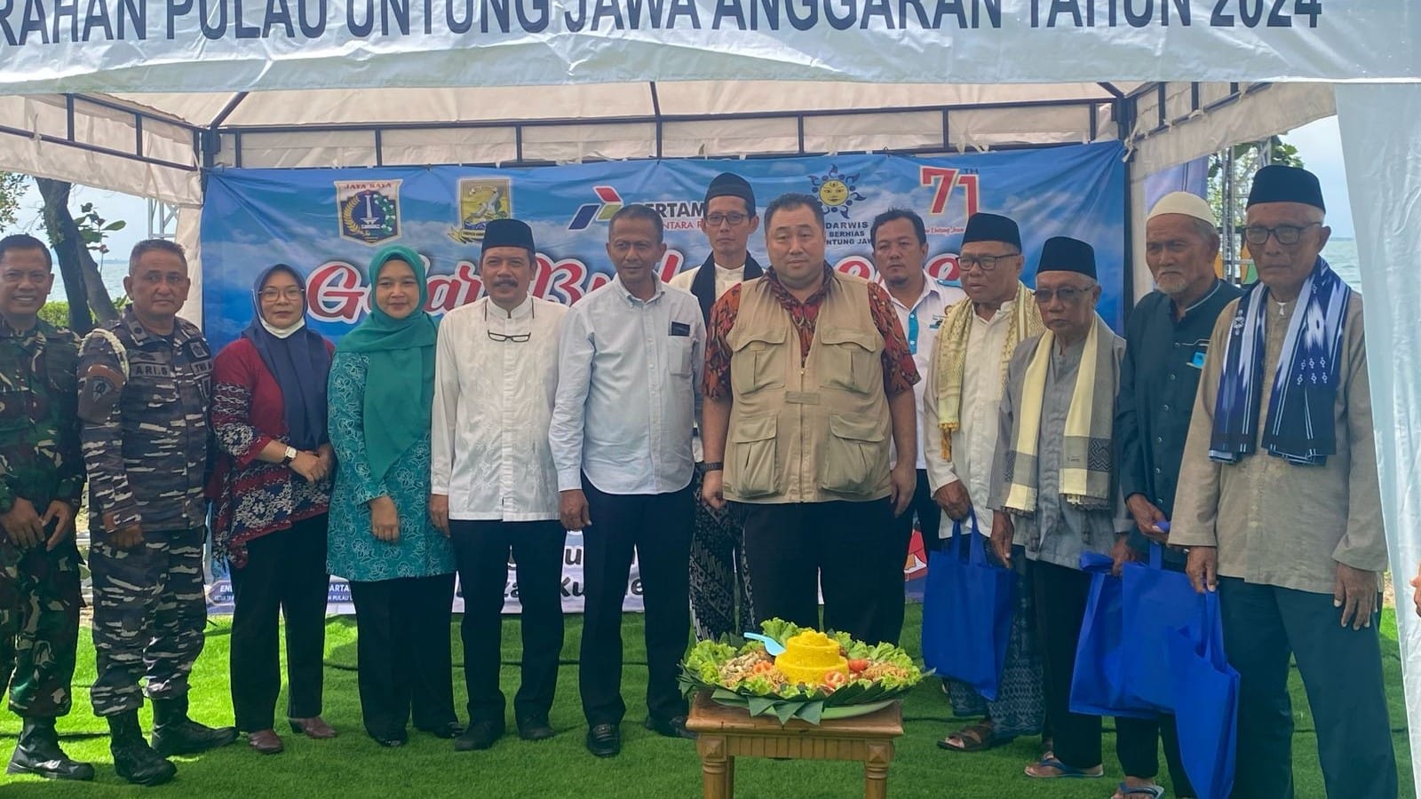 Peringatan HUt ke-71 Pulau Untung Jawa, Sabtu (15/2/2025)/Ist