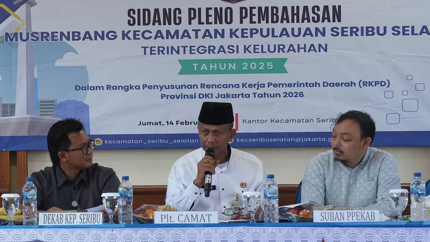 Musrenbang Kecamatan Kepulauan Seribu Selatan Terintegrasi Musrenbang Kelurahan Tahun 2025.