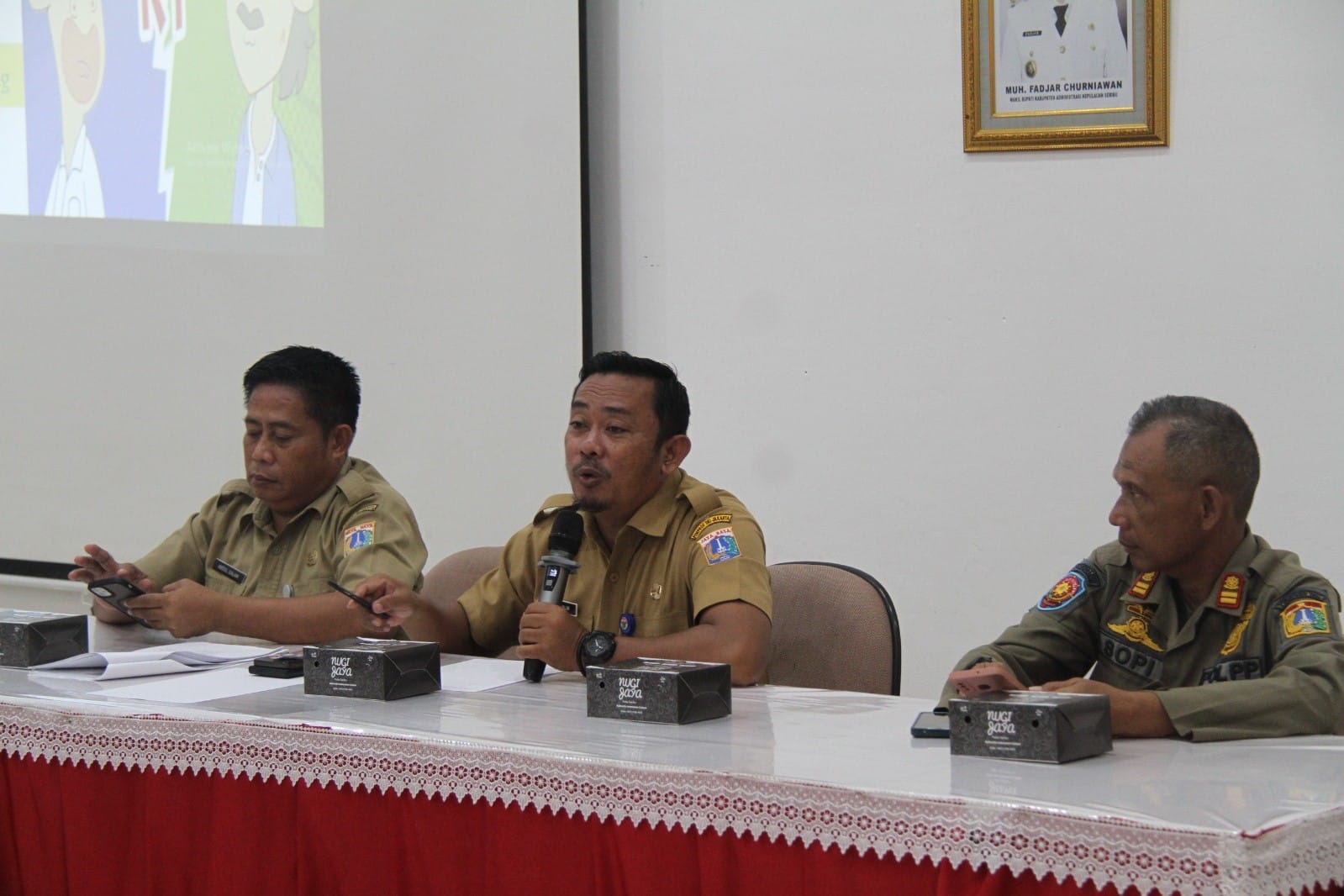 Antusias! Warga Pulau Panggang Ikuti Sosialisasi Pemilihan RT 2025