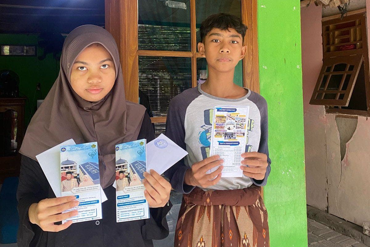 📷 Penerima Santunan Pondok Pesantren Al Islah Pulau Untung Jawa/MM