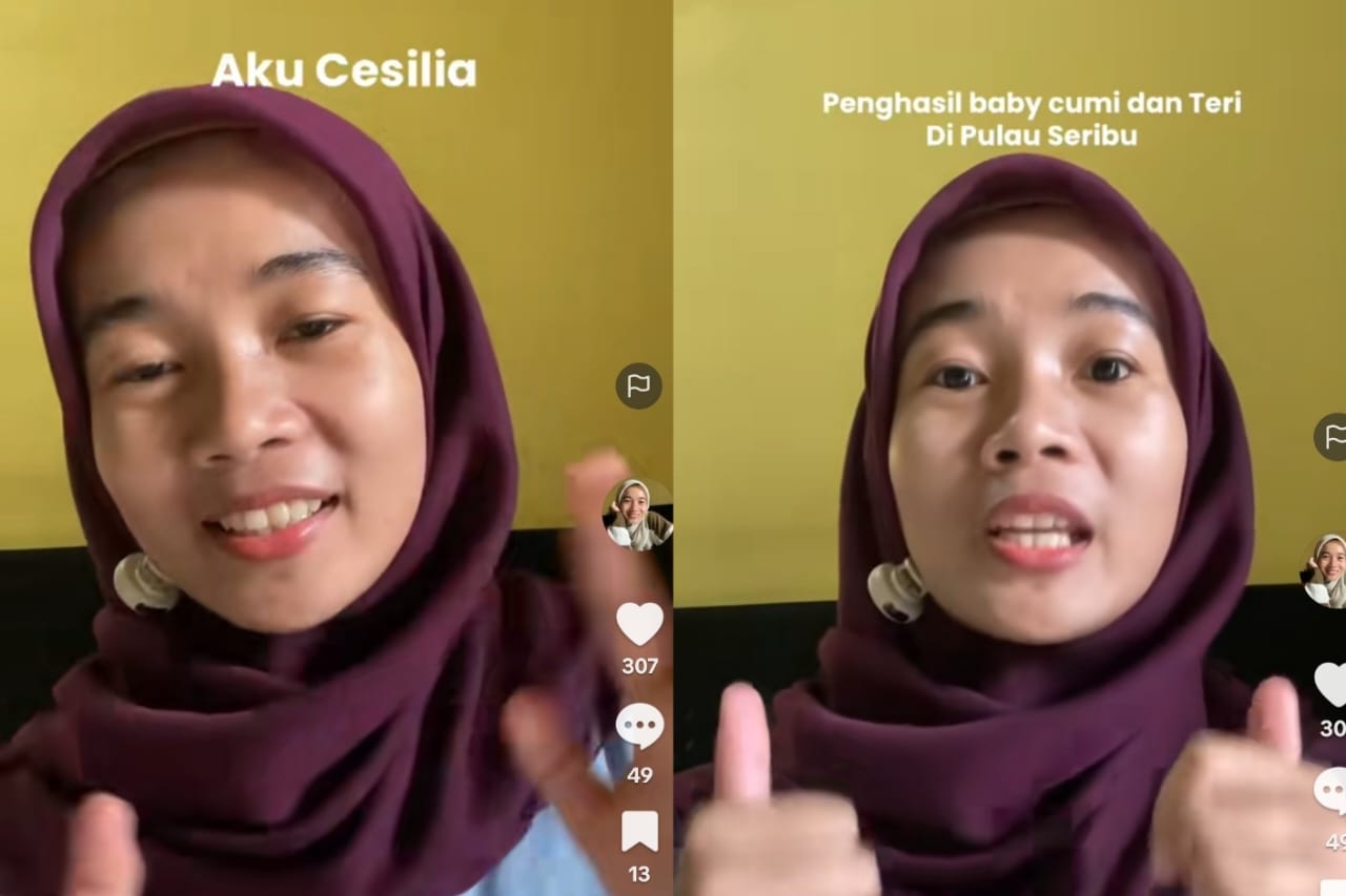 Tangkapan Layar Akun Tiktok @dariseribu 📷 Istimewa