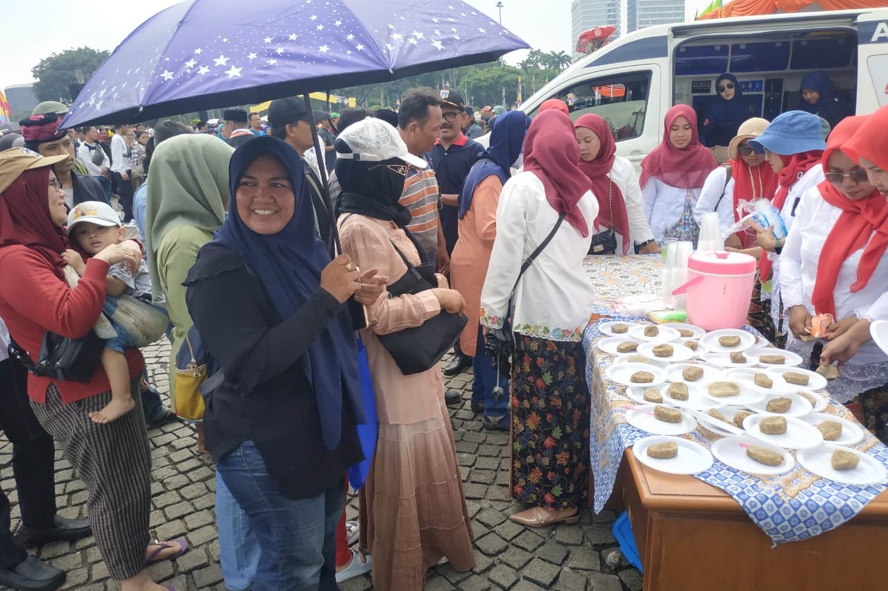 Lebaran Betawi yang digelar di Monas pada 25-27 April 2025. 📷 Kominfotik Kep. Seribu