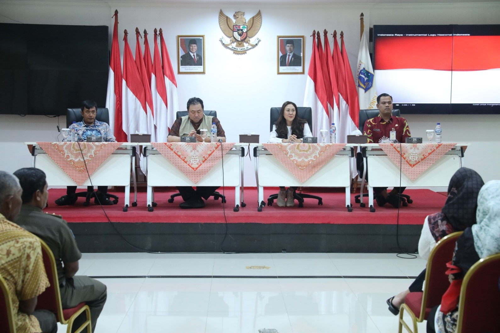 sosialisasi Empat Pilar Kebangsaan yang digelar oleh anggota DPD RI, Hj. Happy Djarot, di Pulau Pramuka, Kamis (10/4). 📷 Kominfotik