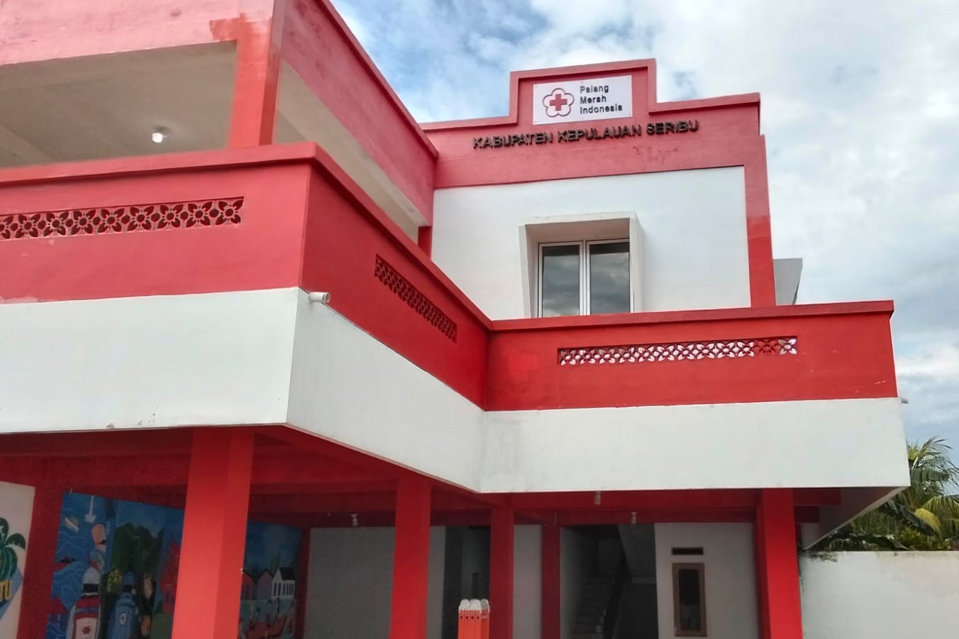 Markas PMI Kepulauan Seribu di Jl. Nusi 18 Pulau Untung Kawa.📷 Istimewa