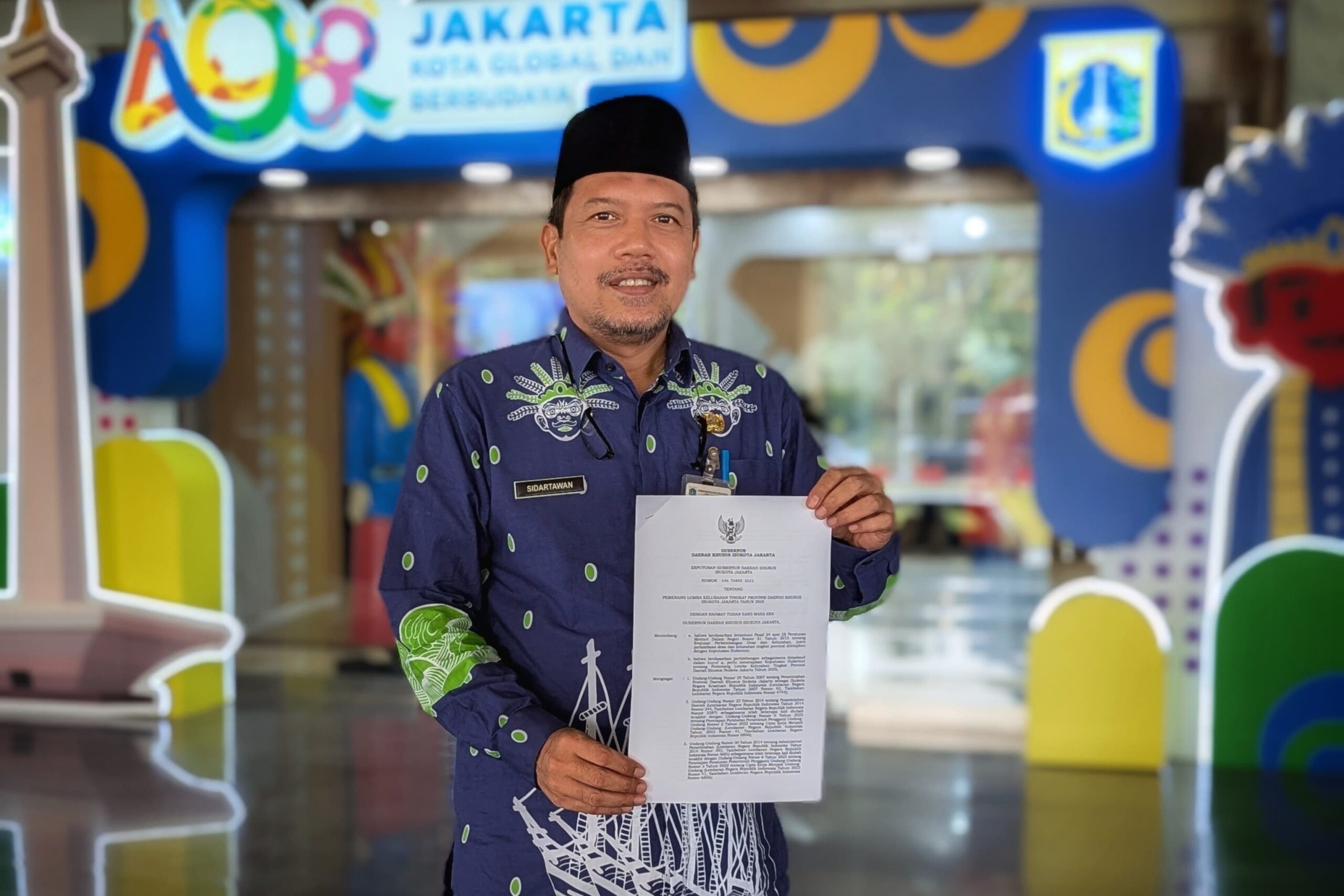 Lurah Pulau Untung Jawa, Sidartawan. 📷 Istimewa