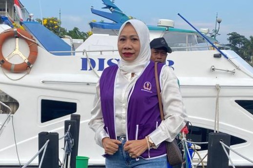 📷 Ketua DPC PERPINA Kepulauan Seribu, Siti Nurlailah, S.Ag