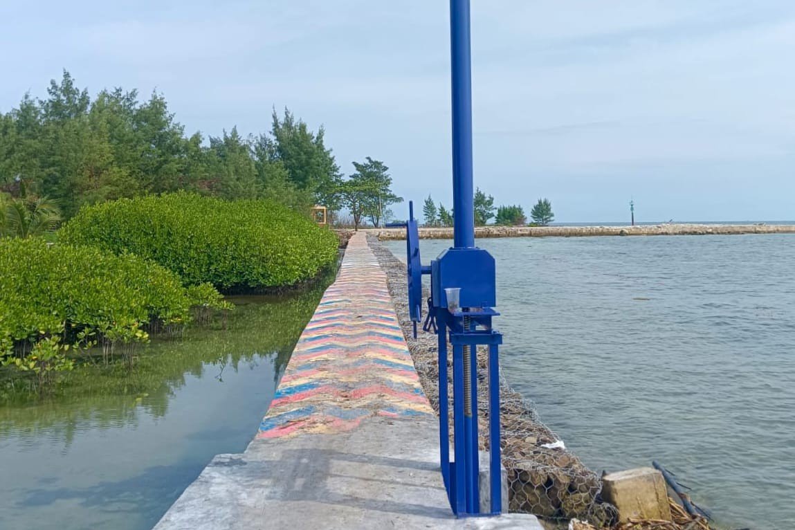 Fasilitas Baru Lindungi Permukiman, Juga Jaga Sirkulasi Air untuk Pertumbuhan Mangrove