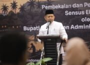 Sensus Ekonomi 2026 Dimulai, Bupati Kepulauan Seribu Lepas Puluhan Petugas Lapangan