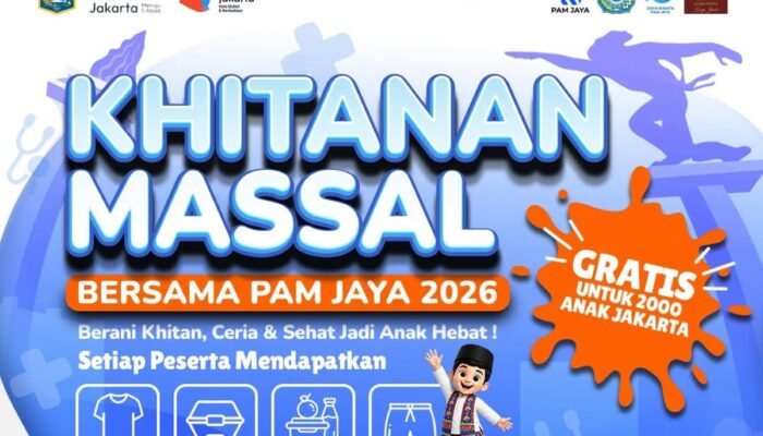 Ramaikan HUT ke-499 Jakarta, Ini Jadwal Khitanan Massal Gratis PAM JAYA di Kepulauan Seribu