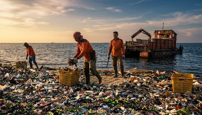 Menghalau “Pengepungan Sampah” di Beranda Maritim Jakarta