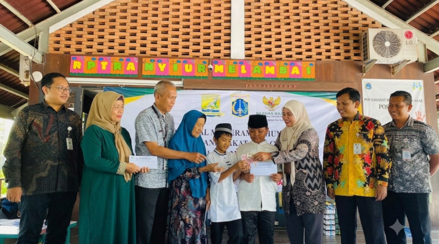 Baznas Bazis Santuni 116 Anak Yatim dan 20 Guru Ngaji di Kepulauan Seribu Utara