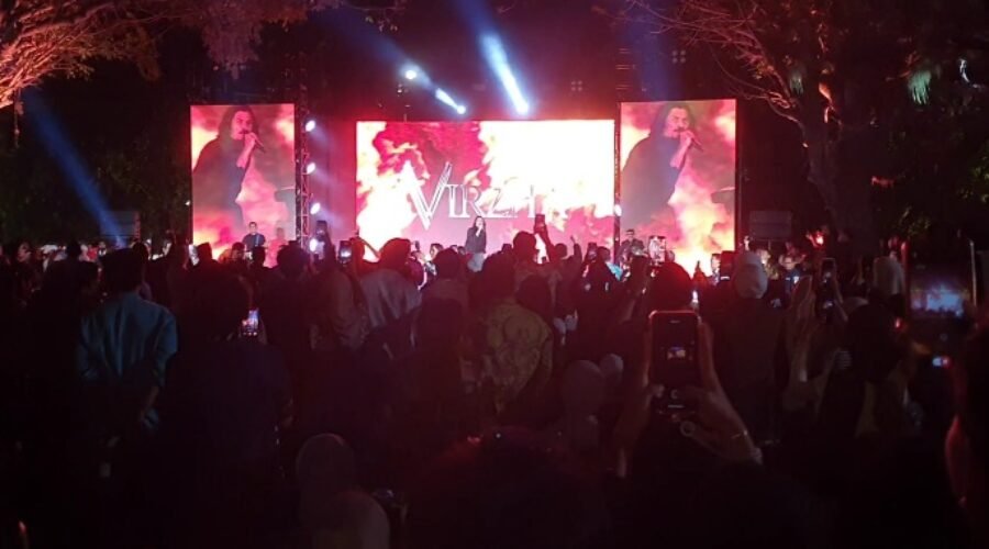 Virzha Hipnotis Ribuan Penonton, Sembilan Lagu Meriahkan Malam Abang None Kepulauan Seribu