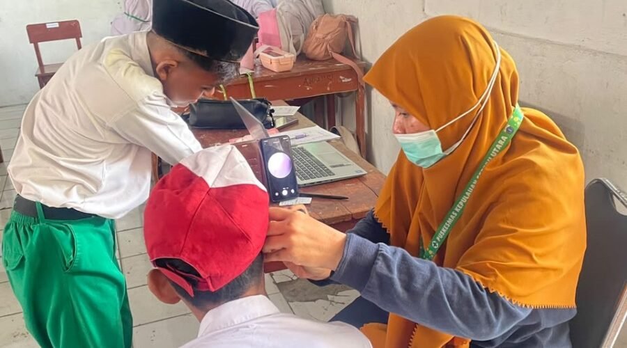 Sambut MATAMUDA, MTsN 26 Seribu Gelar Skrining Medis